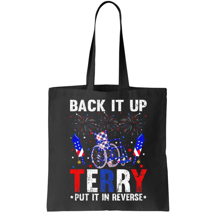 Back It Up Terry Put It In Reverse Funny 4th Of July Bag