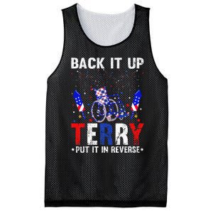 Back It Up Terry Put It In Reverse Funny 4th Of July Mesh Reversible Basketball Jersey Tank