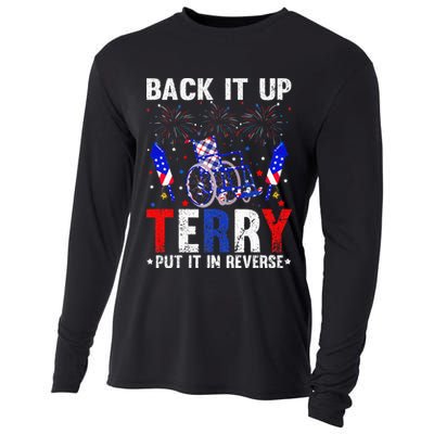 Back It Up Terry Put It In Reverse Funny 4th Of July Cooling Performance Long Sleeve Crew