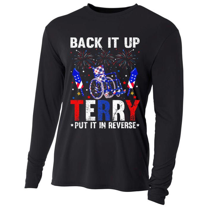 Back It Up Terry Put It In Reverse Funny 4th Of July Cooling Performance Long Sleeve Crew