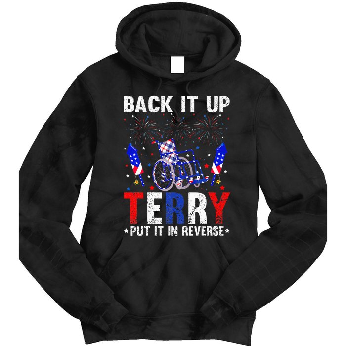 Back It Up Terry Put It In Reverse Funny 4th Of July Tie Dye Hoodie