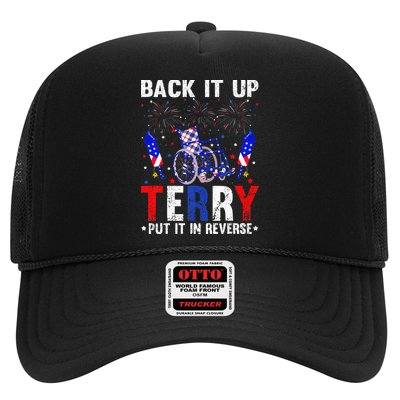Back It Up Terry Put It In Reverse Funny 4th Of July Trucker Hat