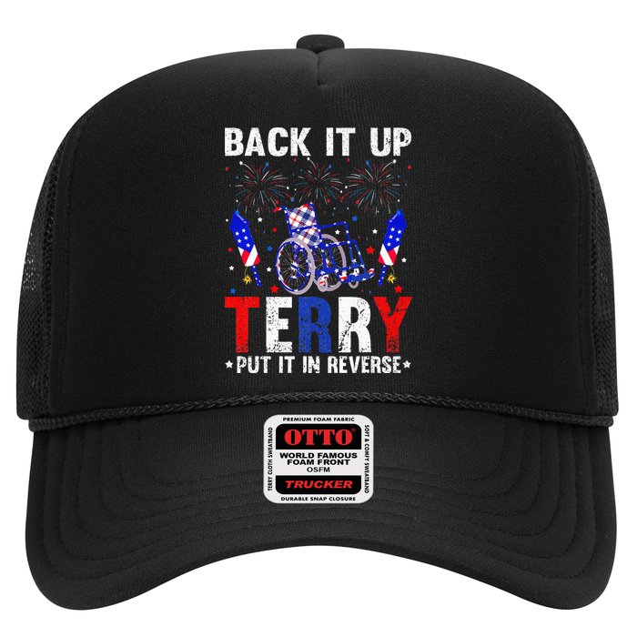 Back It Up Terry Put It In Reverse Funny 4th Of July Trucker Hat