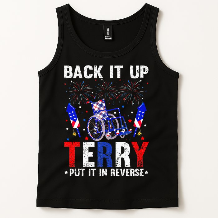 Back It Up Terry Put It In Reverse Funny 4th Of July Tank Top