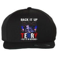 Back It Up Terry Put It In Reverse Funny 4th Of July Wool Snapback Cap