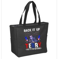 Back It Up Terry Put It In Reverse Funny 4th Of July Zip Tote Bag