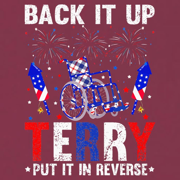 Back It Up Terry Put It In Reverse Funny 4th Of July 16oz Travel Tumbler