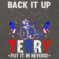 Back It Up Terry Put It In Reverse Funny 4th Of July Cotton Canvas Backpack
