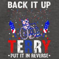 Back It Up Terry Put It In Reverse Funny 4th Of July Vector Backpack
