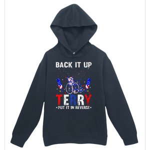 Back It Up Terry Put It In Reverse Funny 4th Of July Urban Pullover Hoodie