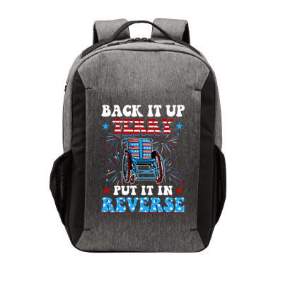 Back It Up Terry Put It In Reverse Vector Backpack