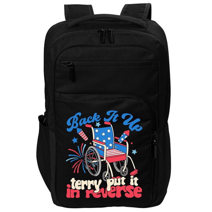 Back It Up Terry Put It In Reverse Firework 4th Of July Impact Tech Backpack