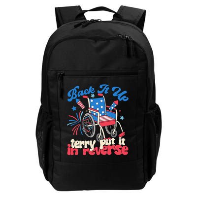 Back It Up Terry Put It In Reverse Firework 4th Of July Backpack
