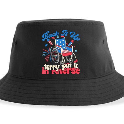 Back It Up Terry Put It In Reverse Firework 4th Of July Sustainable Bucket Hat
