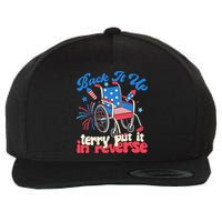Back It Up Terry Put It In Reverse Firework 4th Of July Wool Snapback Cap