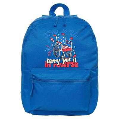 Back It Up Terry Put It In Reverse Firework 4th Of July 16 in Basic Backpack