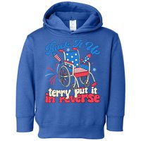 Back It Up Terry Put It In Reverse Firework 4th Of July Toddler Hoodie