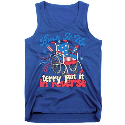 Back It Up Terry Put It In Reverse Firework 4th Of July Tank Top