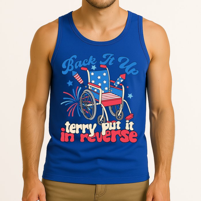 Back It Up Terry Put It In Reverse Firework 4th Of July Tank Top