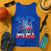 Back It Up Terry Put It In Reverse Firework 4th Of July Tank Top