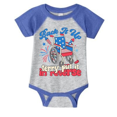 Back It Up Terry Put It In Reverse Firework 4th Of July Infant Baby Jersey Bodysuit
