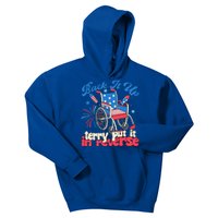 Back It Up Terry Put It In Reverse Firework 4th Of July Kids Hoodie