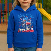 Back It Up Terry Put It In Reverse Firework 4th Of July Kids Hoodie