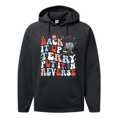 Back It Up Terry Put It In Reverse 4th July Performance Fleece Hoodie