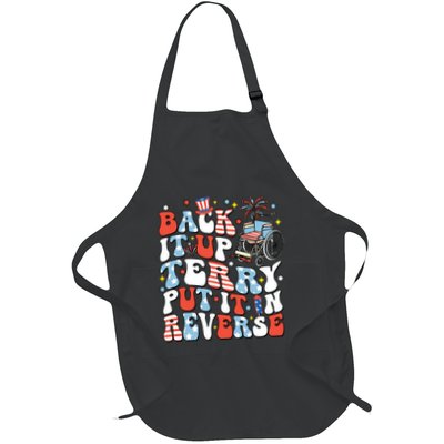 Back It Up Terry Put It In Reverse 4th July Full-Length Apron With Pockets