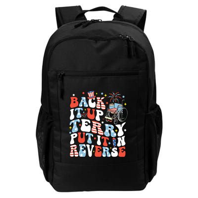 Back It Up Terry Put It In Reverse 4th July Daily Commute Backpack