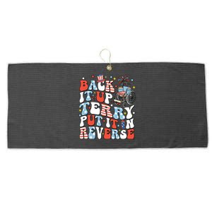 Back It Up Terry Put It In Reverse 4th July Large Microfiber Waffle Golf Towel