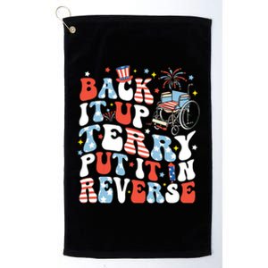 Back It Up Terry Put It In Reverse 4th July Platinum Collection Golf Towel