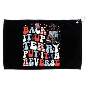 Back It Up Terry Put It In Reverse 4th July Grommeted Golf Towel