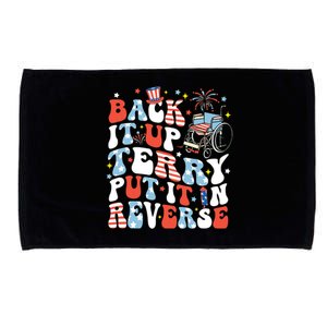 Back It Up Terry Put It In Reverse 4th July Microfiber Hand Towel