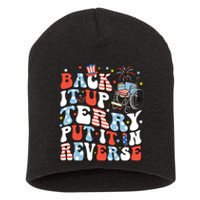 Back It Up Terry Put It In Reverse 4th July Short Acrylic Beanie