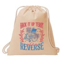 Back It Up Terry Put In Reverse 4th Of July Drawstring Bag