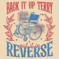 Back It Up Terry Put In Reverse 4th Of July Drawstring Bag