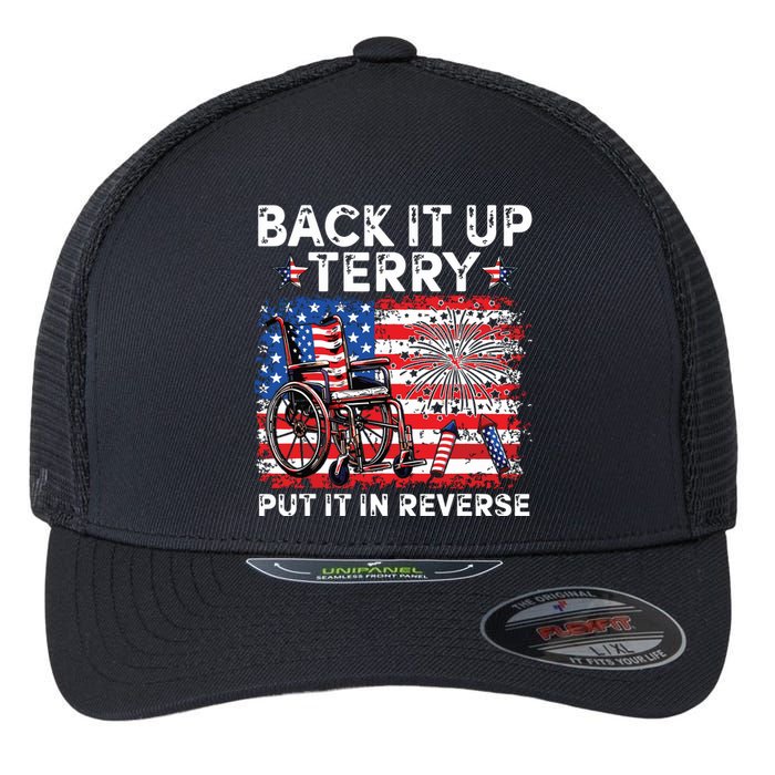 Back It Up Terry 4th Of July Flexfit Unipanel Trucker Cap