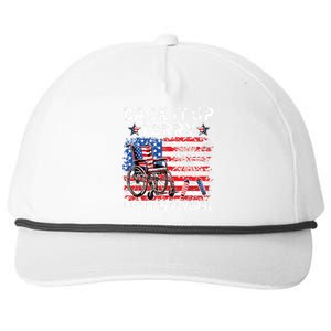 Back It Up Terry 4th Of July Snapback Five-Panel Rope Hat