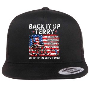 Back It Up Terry 4th Of July Flat Bill Trucker Hat