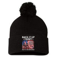 Back It Up Terry 4th Of July Pom Pom 12in Knit Beanie