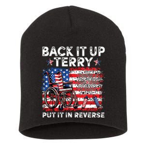 Back It Up Terry 4th Of July Short Acrylic Beanie