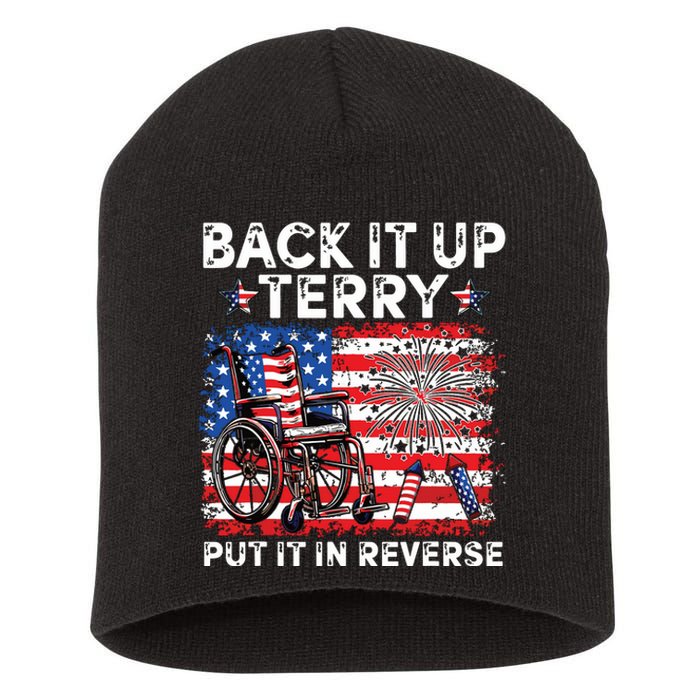 Back It Up Terry 4th Of July Short Acrylic Beanie