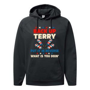 Back it Up Terry Put It In Reverse July 4th Fireworks Terry Performance Fleece Hoodie