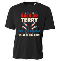 Back it Up Terry Put It In Reverse July 4th Fireworks Terry Cooling Performance Crew T-Shirt