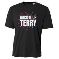 Back It Up Terry Funny 4th Of July Fireworks Cooling Performance Crew T-Shirt