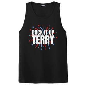 Back It Up Terry Funny 4th Of July Fireworks PosiCharge Competitor Tank