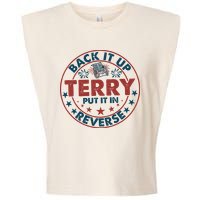 Back It Up Terry Put In Reverse Fireworks 4th Of July Garment-Dyed Women's Muscle Tee