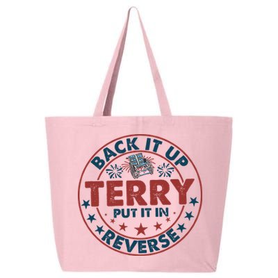 Back It Up Terry Put In Reverse Fireworks 4th Of July 25L Jumbo Tote