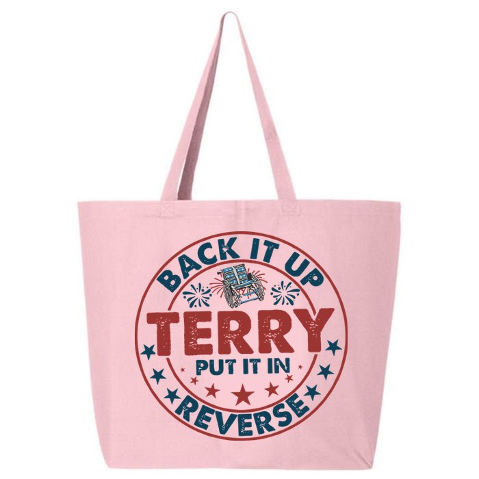 Back It Up Terry Put In Reverse Fireworks 4th Of July 25L Jumbo Tote